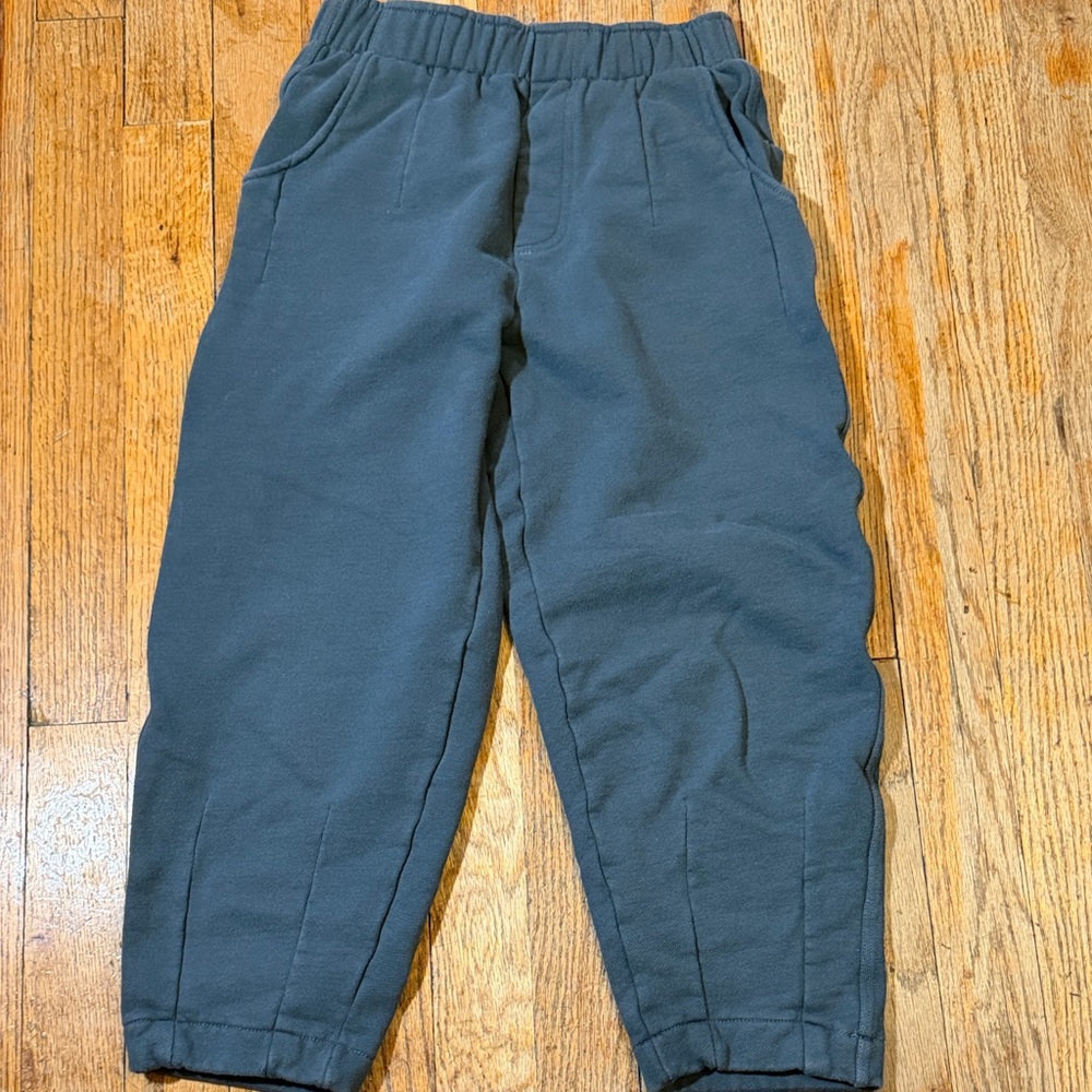 Zara Kids Elastic Waist Pants - Dark Gray